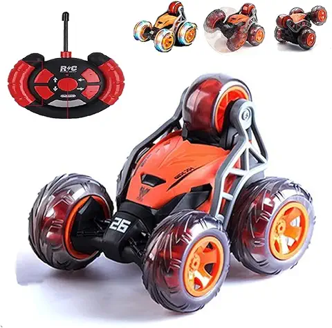 PRIME DEALS Rechargeable RC Stunt Cars for Kids