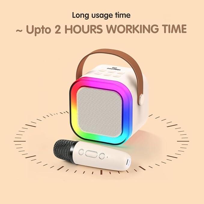 Wembley Rechargeable Karaoke Mic with Speaker for Singing - Image 5